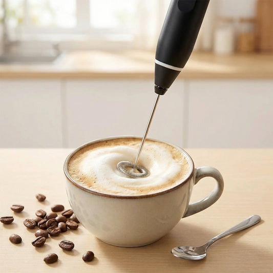 Mini Batidor Revolvedor de Café Recargable