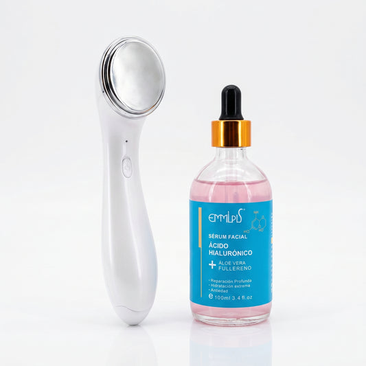Pack Masajeador Facial y Serum De 100 Ml