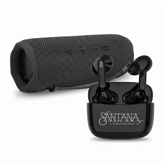 Pack Santana Mambo Auriculares Inalámbricos + Parlante Bluetooth 5.3