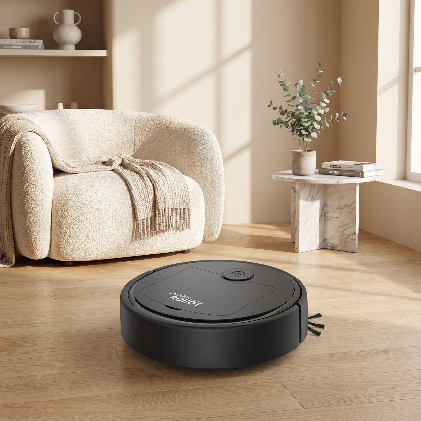 Mini Aspiradora Automático Robotizada Inteligente