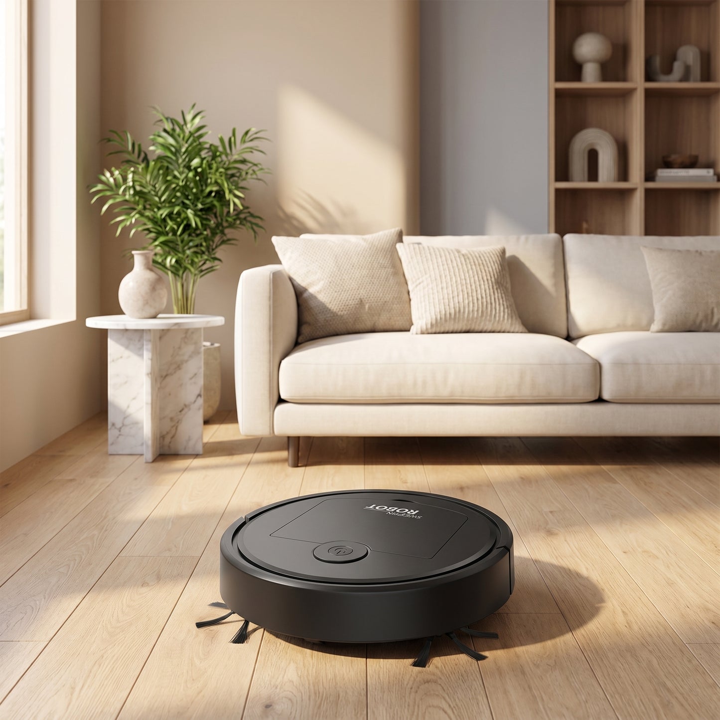 Mini Aspiradora Automático Robotizada Inteligente