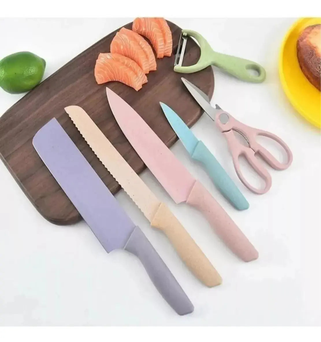 Set de Cuchillos de Colores 6 Piezas