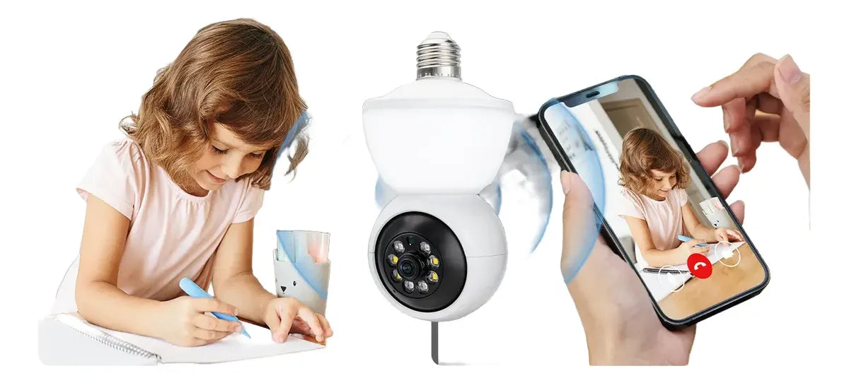 Cámara Domo IP Inalámbrica Full Color para Seguridad del Hogar