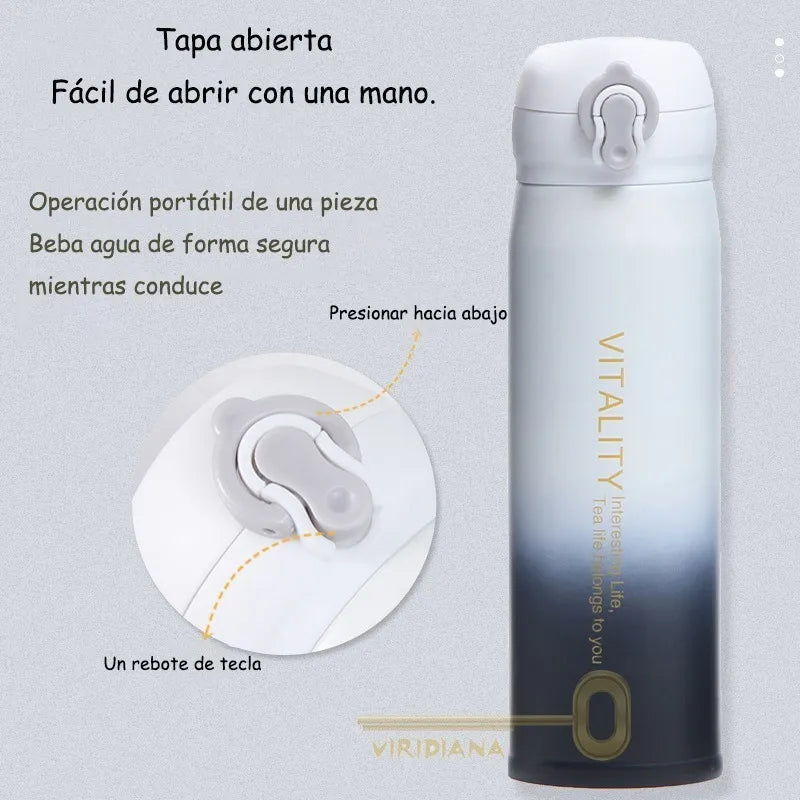 Termo Portátil de Acero Inoxidable
