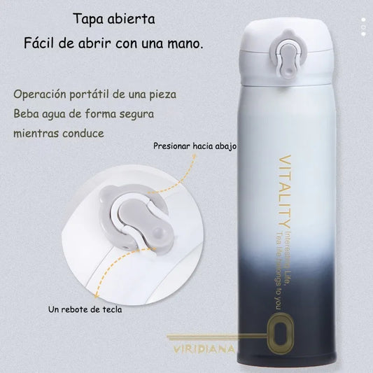 Termo Portátil de Acero Inoxidable