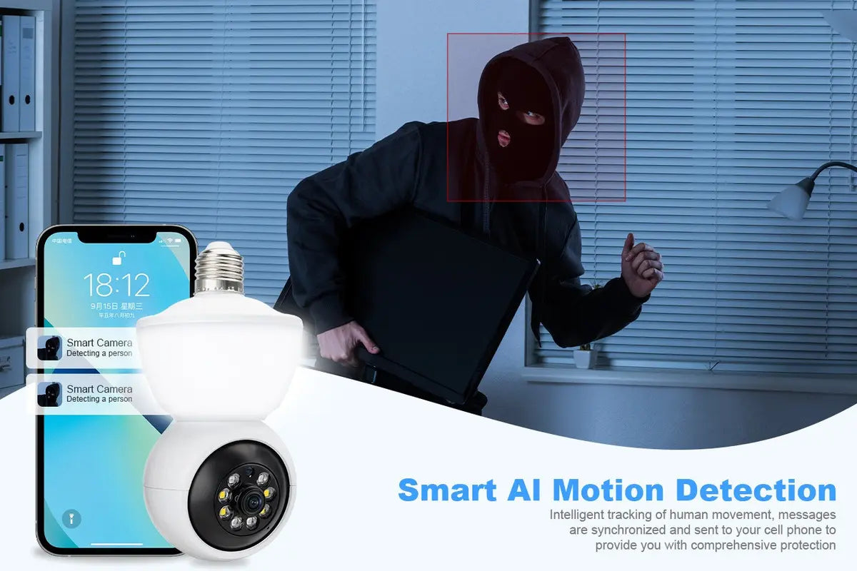 Cámara Domo IP Inalámbrica Full Color para Seguridad del Hogar