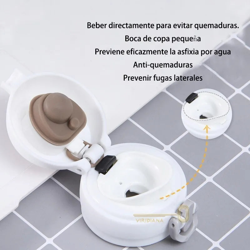 Termo Portátil de Acero Inoxidable