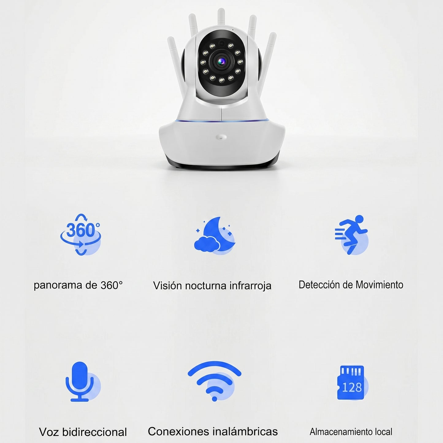 Cámara de Seguridad WIFI + Visión Nocturna