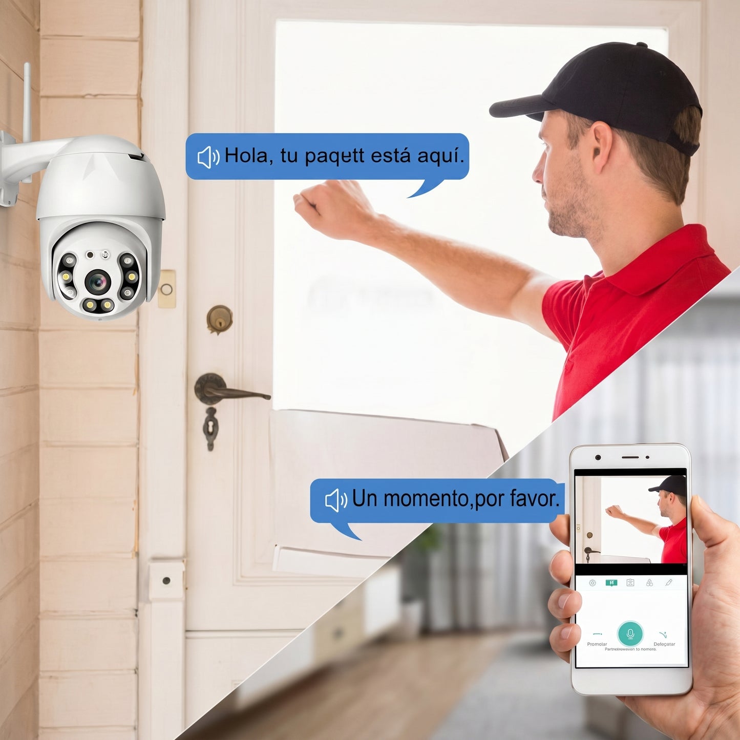 Cámara Exterior IP WIFI 1080 Robótica