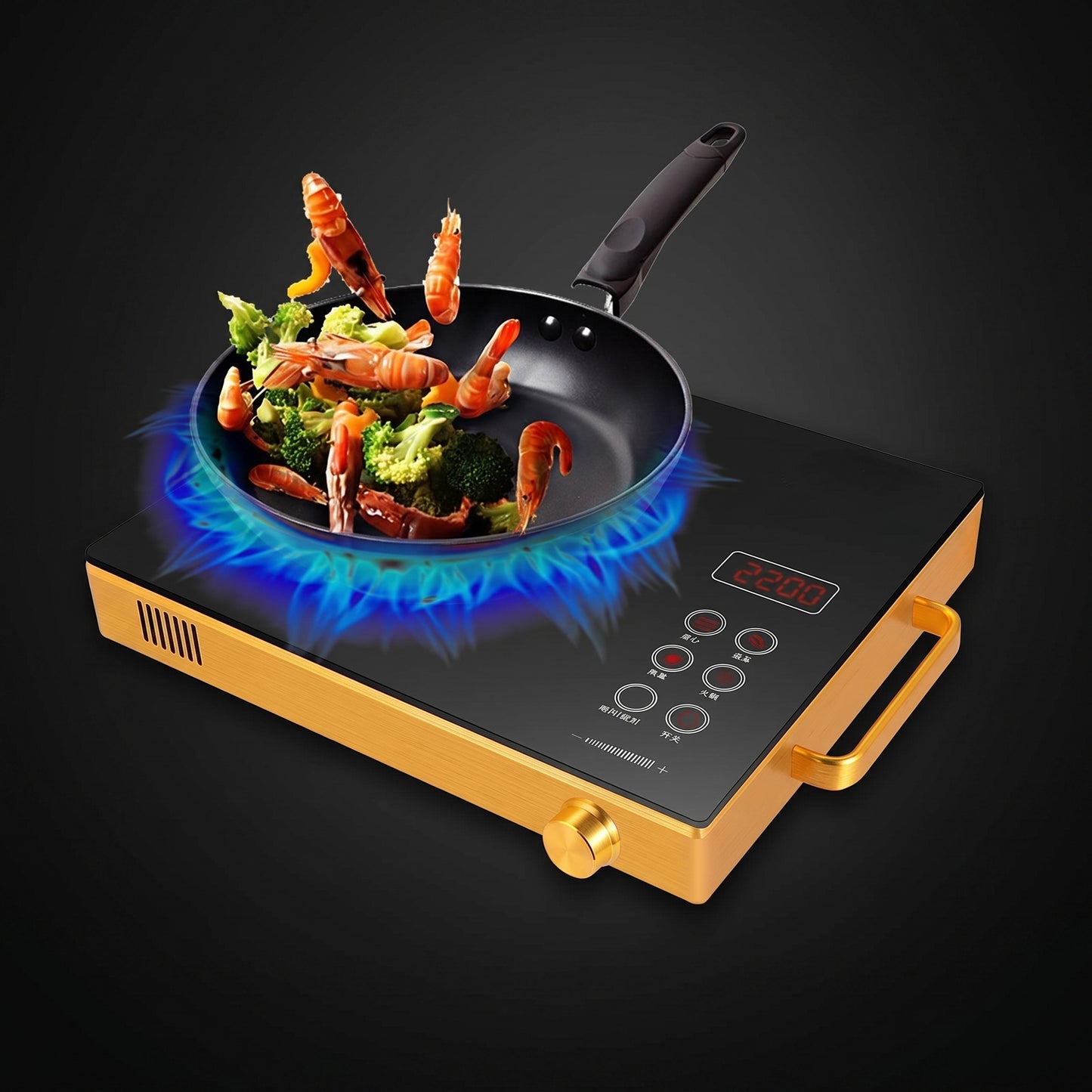 Cocina Eléctrica Infrarroja Táctil