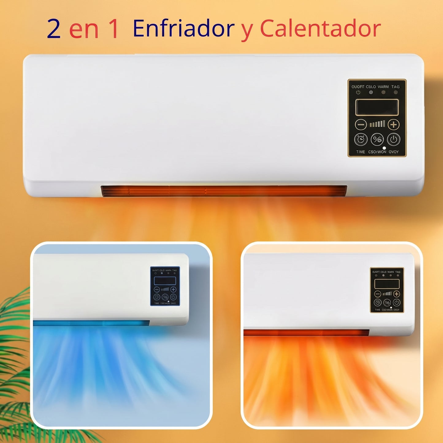 ClimaPerfect: Calefactor Eléctrico Frío/Calor para Todo el Año