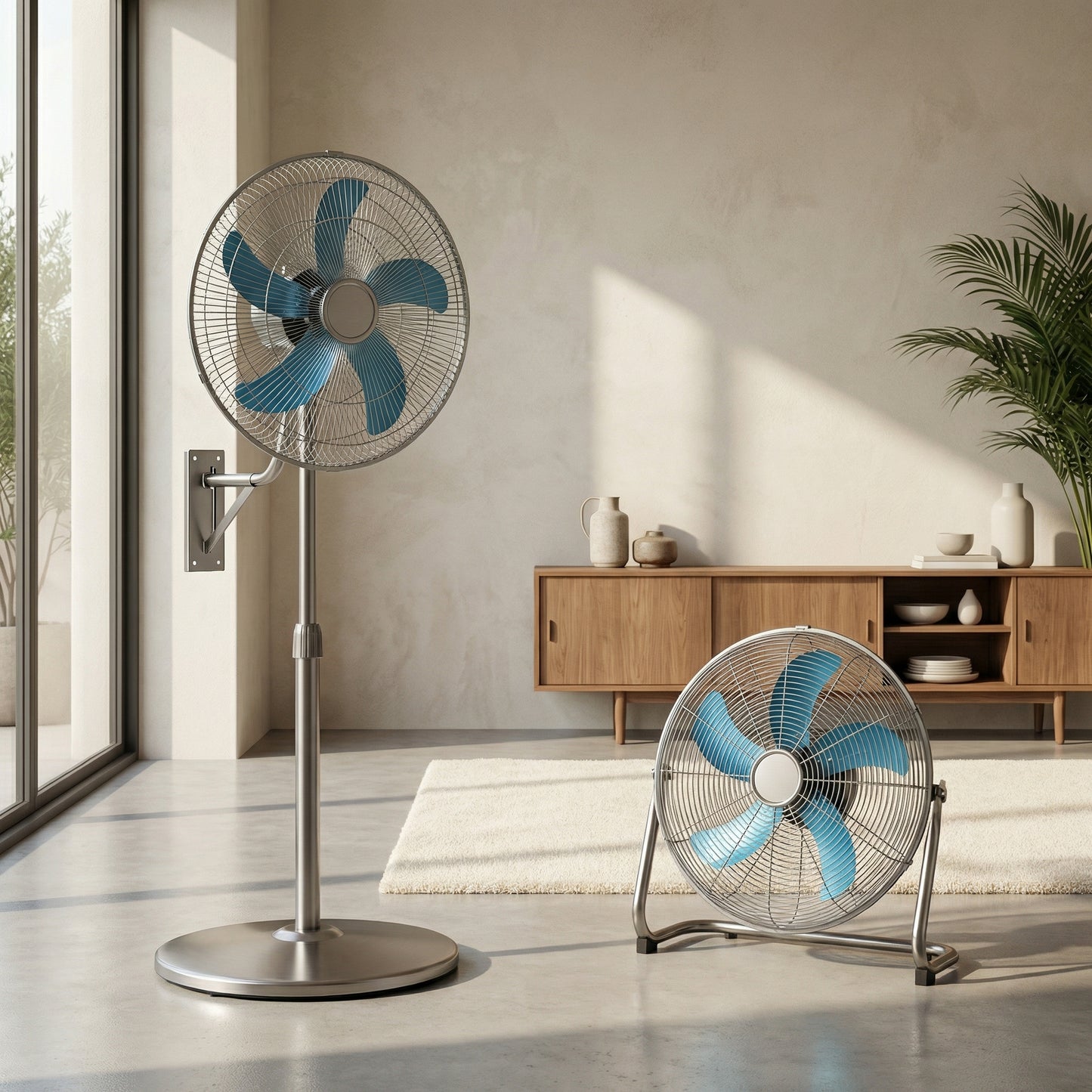 Ventilador Metálico 3 en 1, Pack de 2 Und.