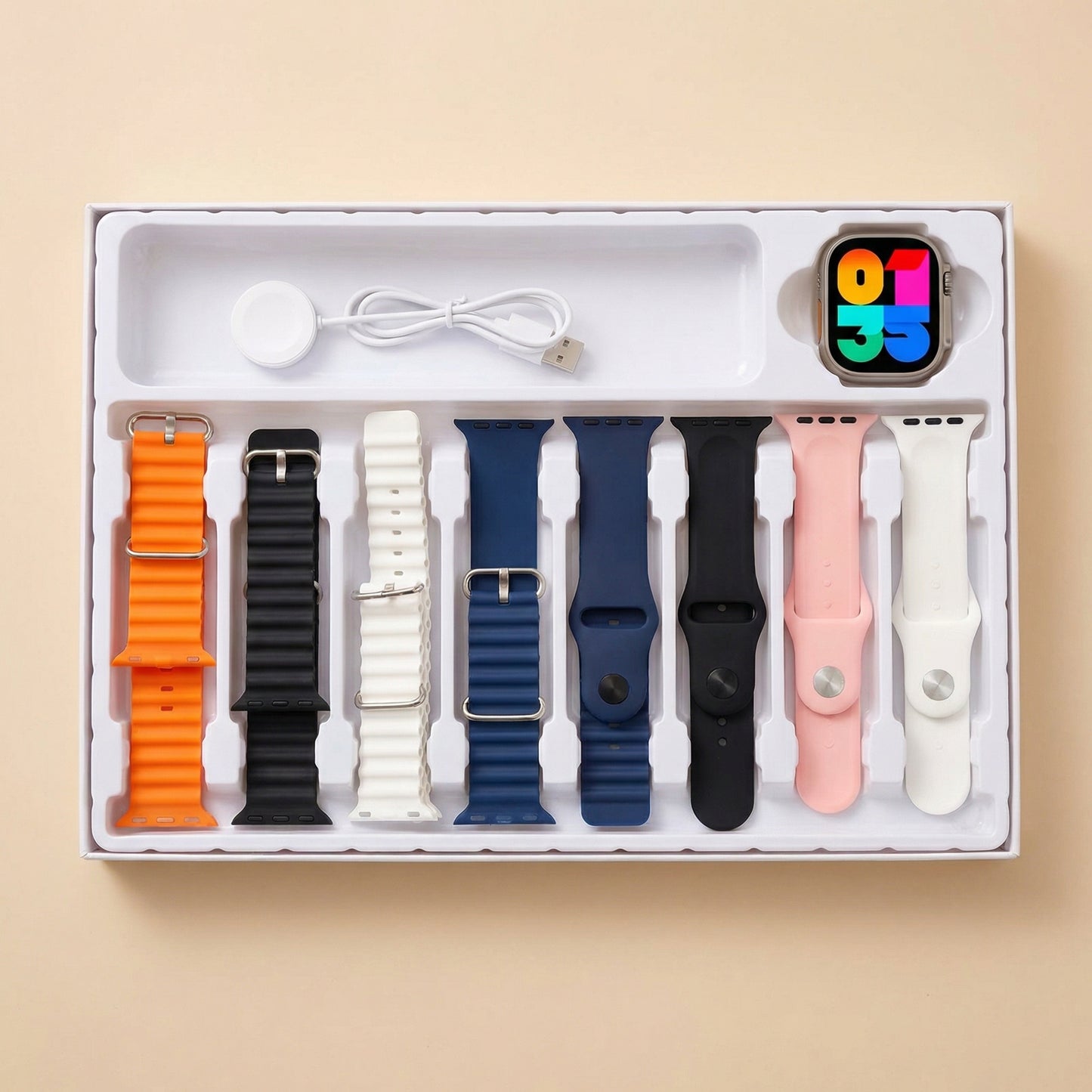 Reloj Inteligente 9 en 1 MCR-100 8 Correas