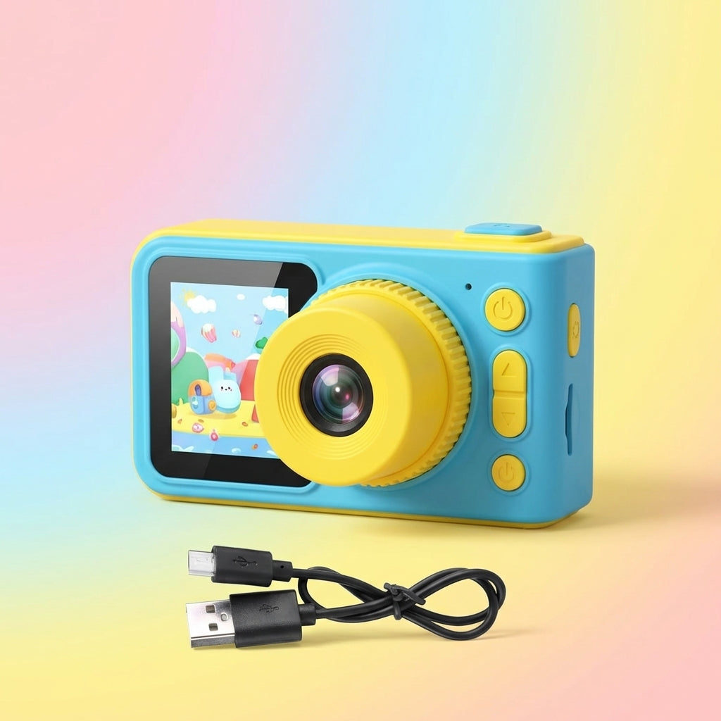 Camara Infantil HD Pantalla Grande 1080p