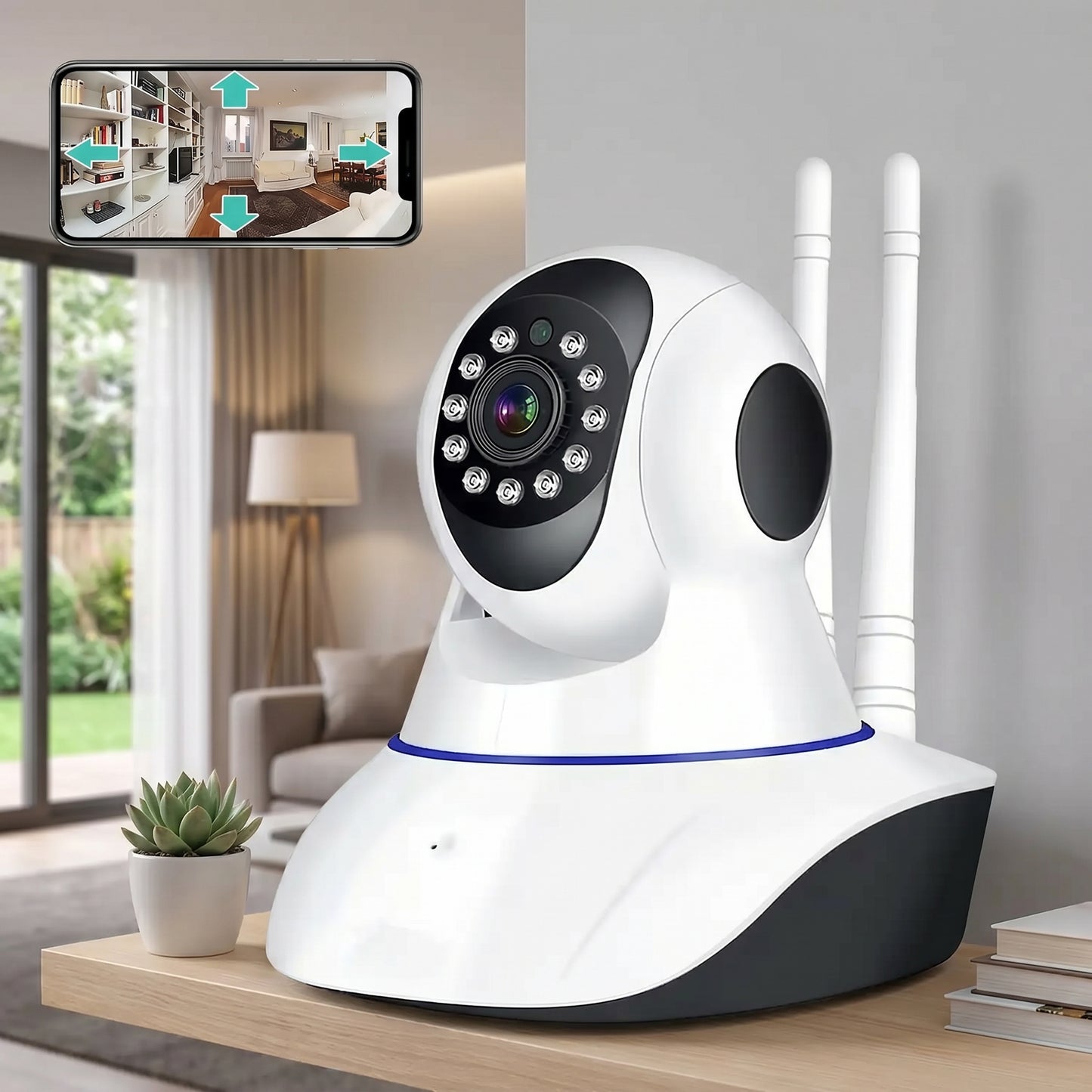 Cámara De Seguridad IP Wifi 360°