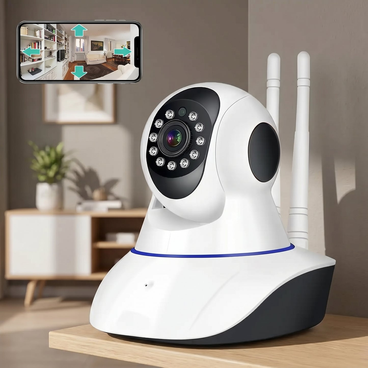 Cámara De Seguridad IP Wifi 360°