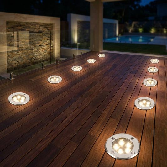 Pack de 10 Focos Led Embutidos 3w Ip67