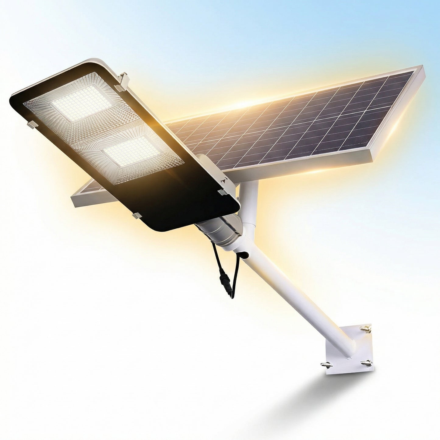 Foco Solar Luminaria 200w + Tubo + Panel