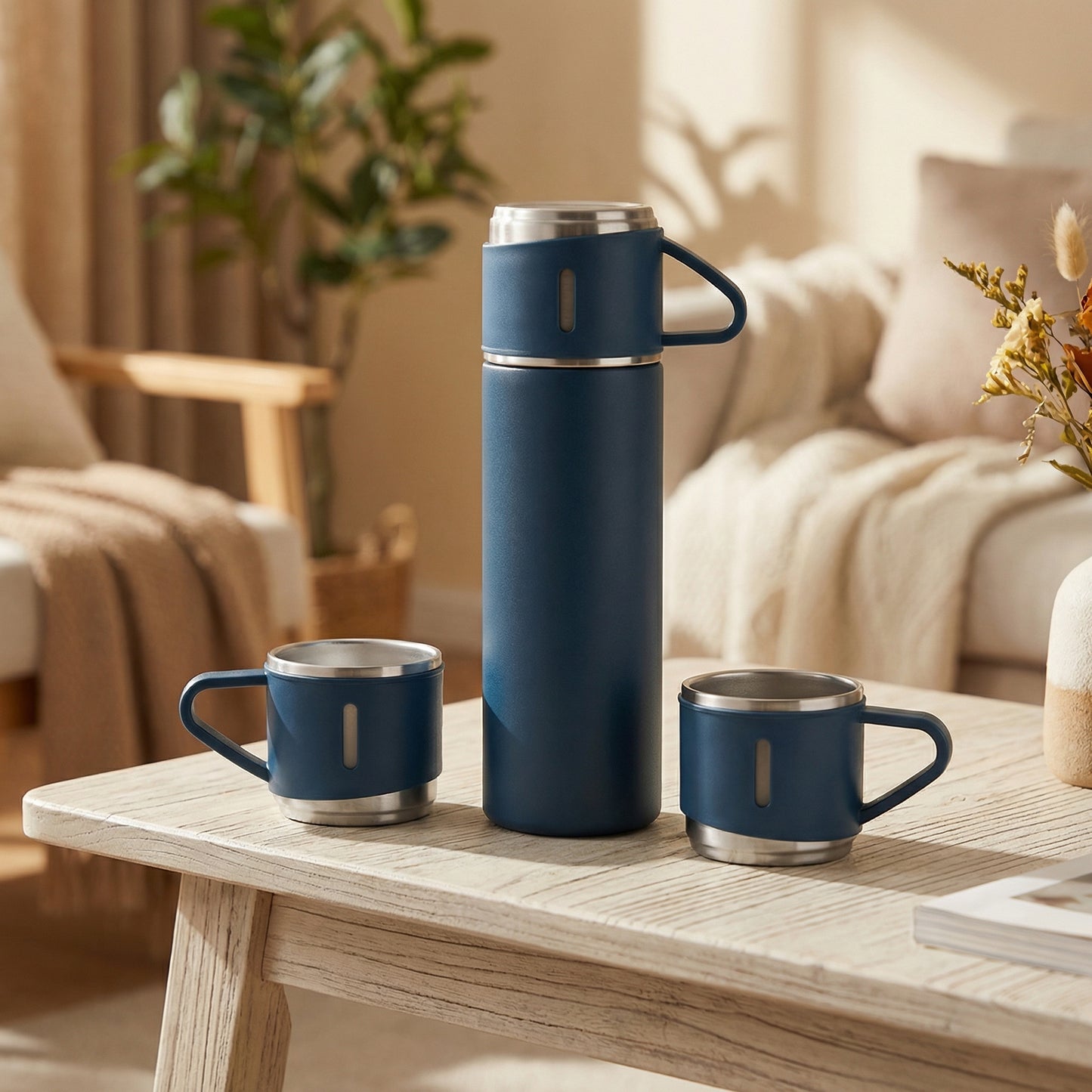 Termo para Agua Caliente 500ml + 2 Tazas 500 Ml