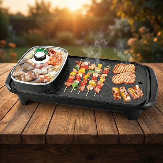 Plancha Eléctrica Zona BBQ + Hot Spot