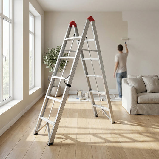 Fold a Step Escalera Profesional Plegable 5 Escalones