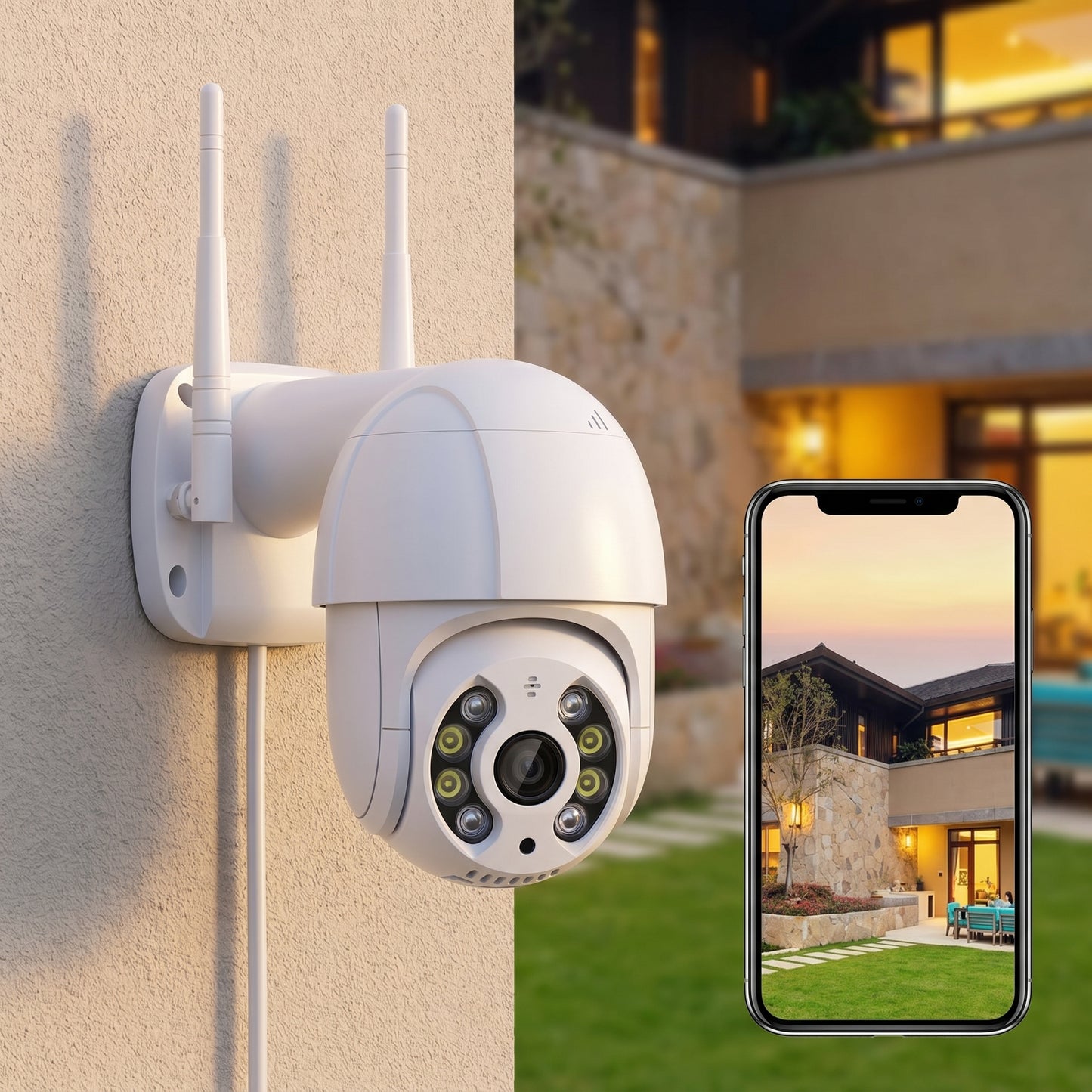 Camara IP Infrarroja Impermeable WIFI