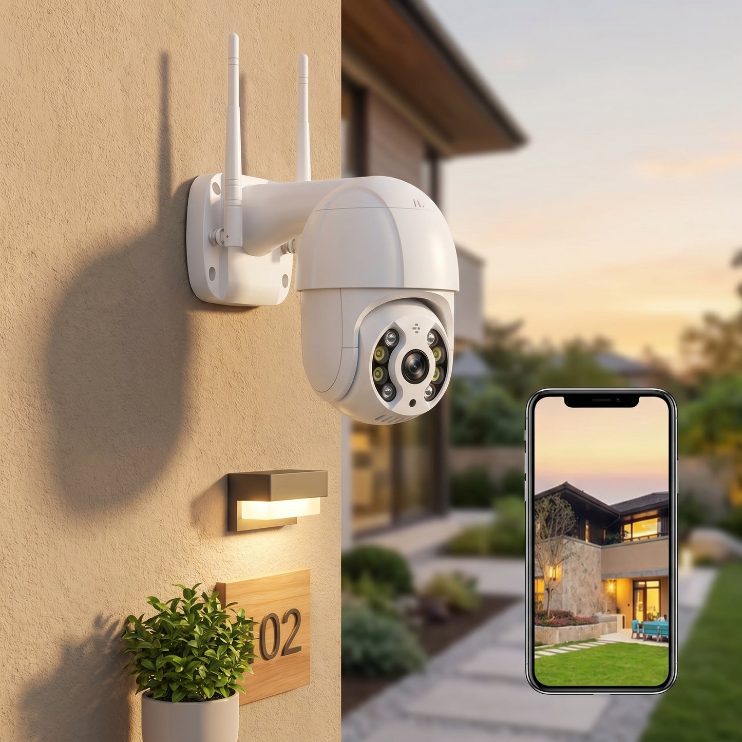Camara IP Infrarroja Impermeable WIFI