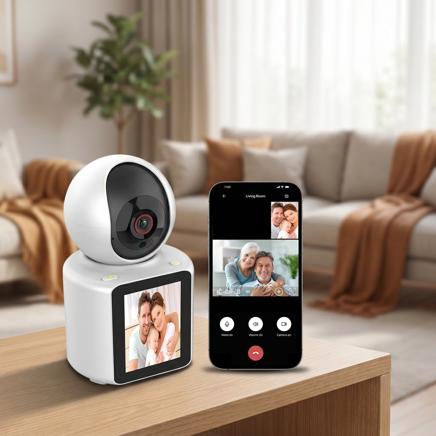 Camara Seguridad Videollamadas Ip Wifi