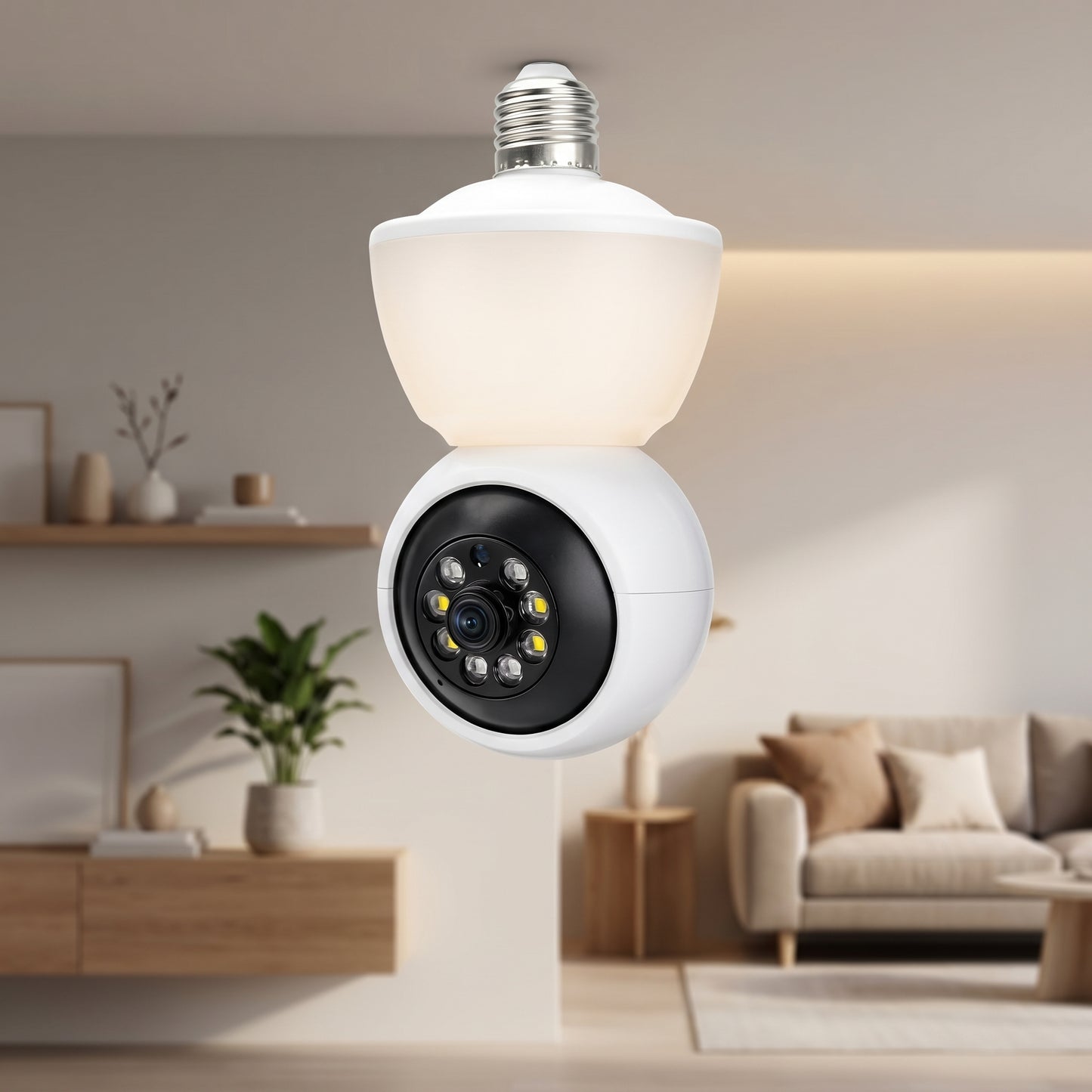 Cámara Domo IP Inalámbrica Full Color para Seguridad del Hogar