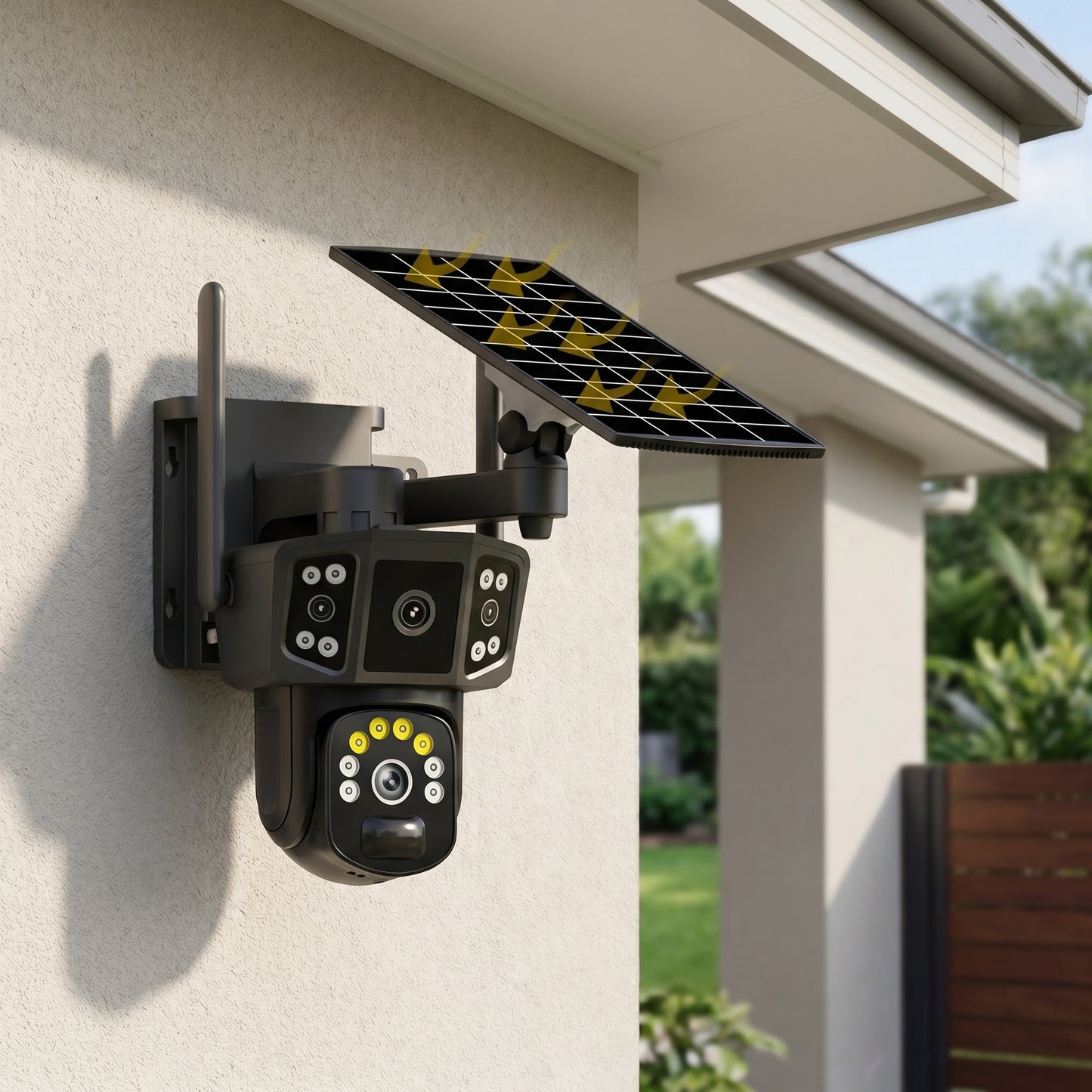 Camara de Seguridad Inteligente Solar PTZ 360 WiFi