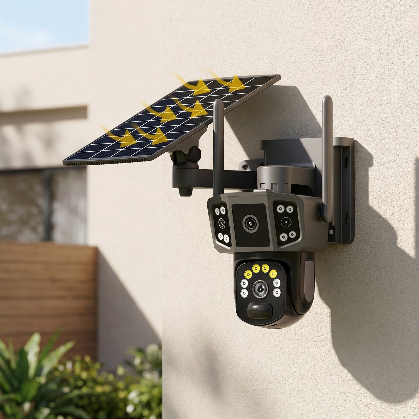 Camara de Seguridad Inteligente Solar PTZ 360 WiFi