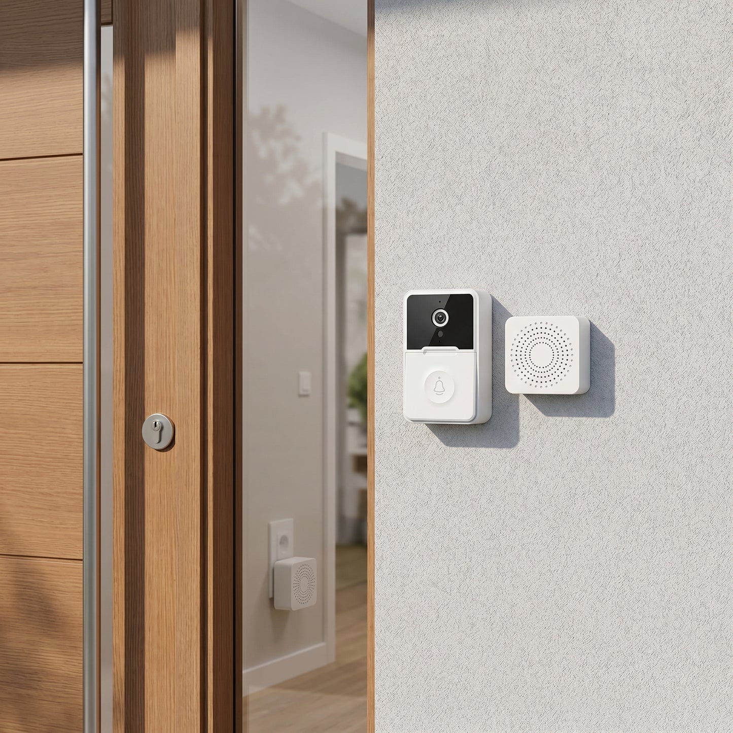 Timbre Inalámbrico con Camara Wifi