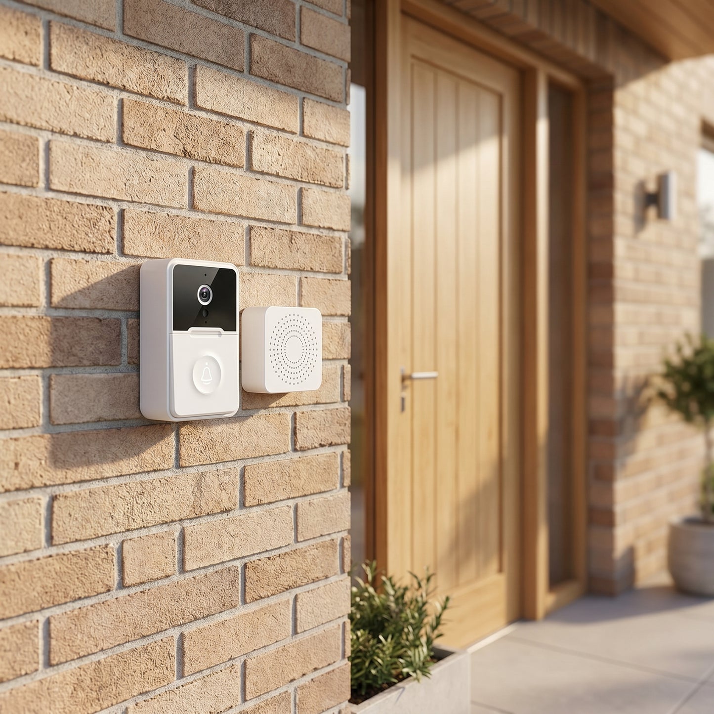 Timbre Inalámbrico con Camara Wifi
