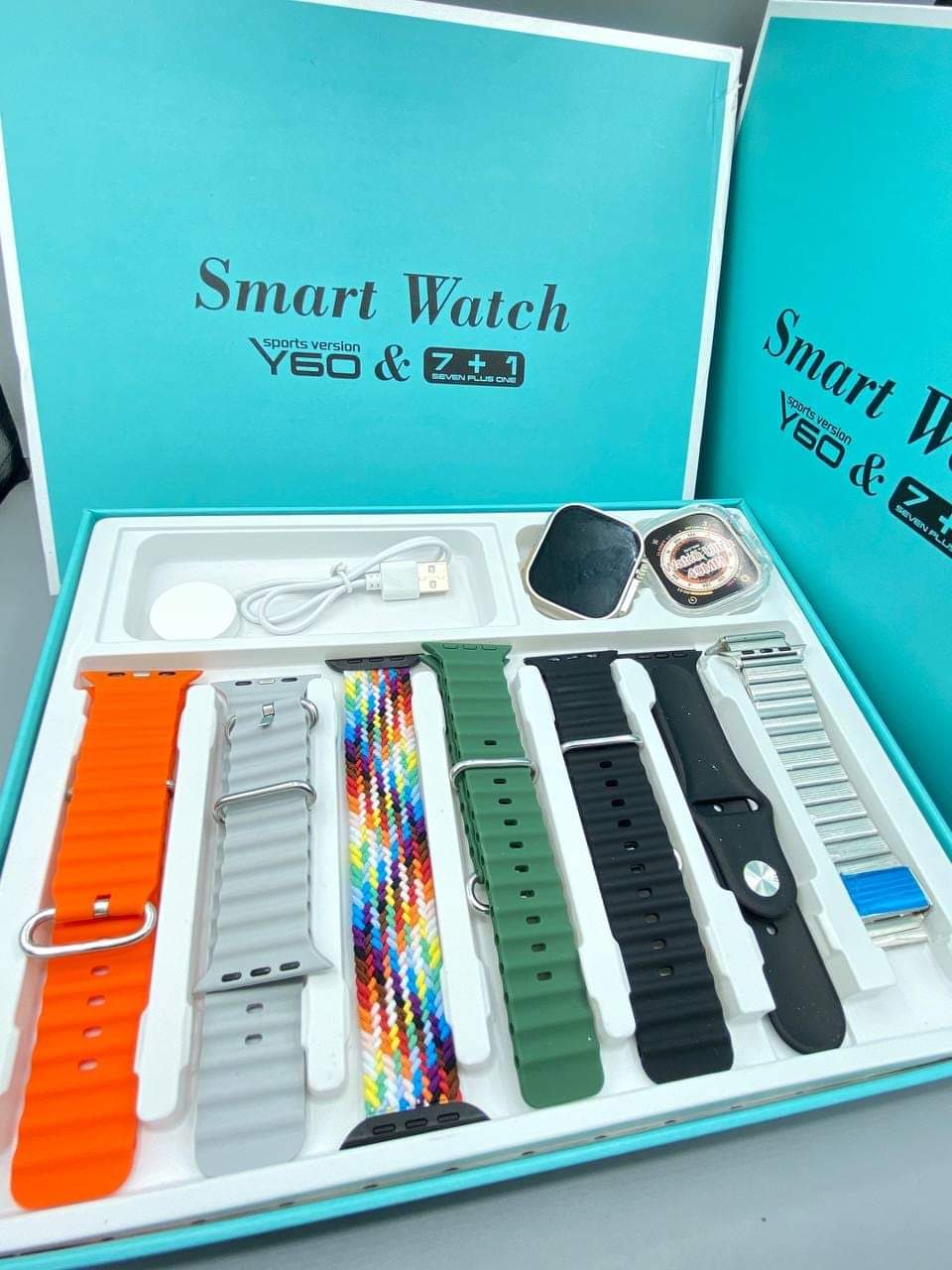 Smartwatch Y60 Ultra Plus 7 en 1