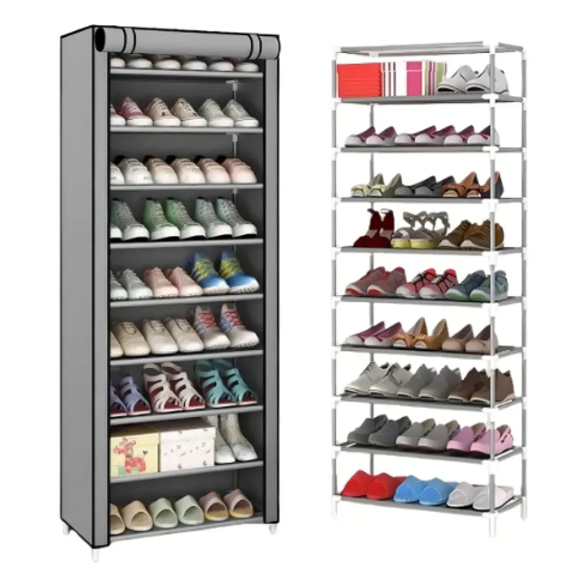 Zapatera Armable Organizador Vertical 10 Niveles