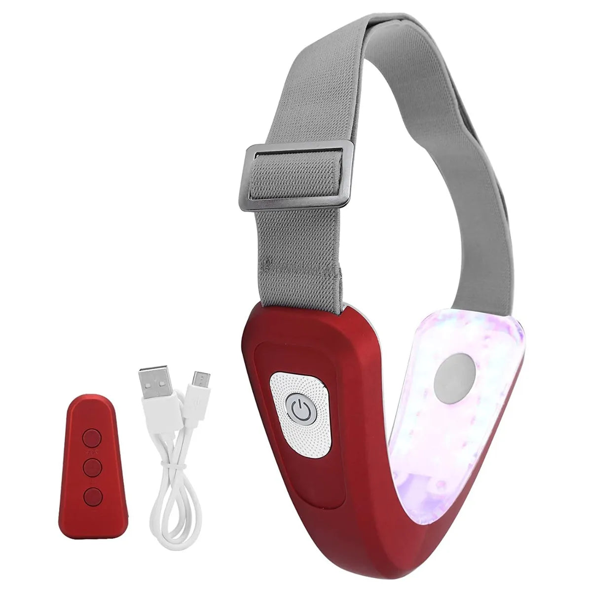 Reductor de Papada Masajeador Facial con Luz Led