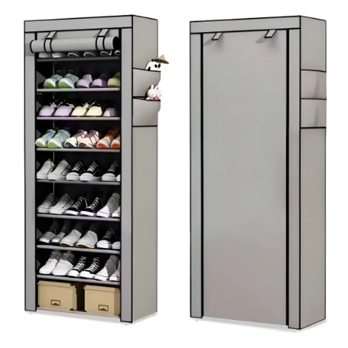 Zapatera Armable Organizador Vertical 10 Niveles